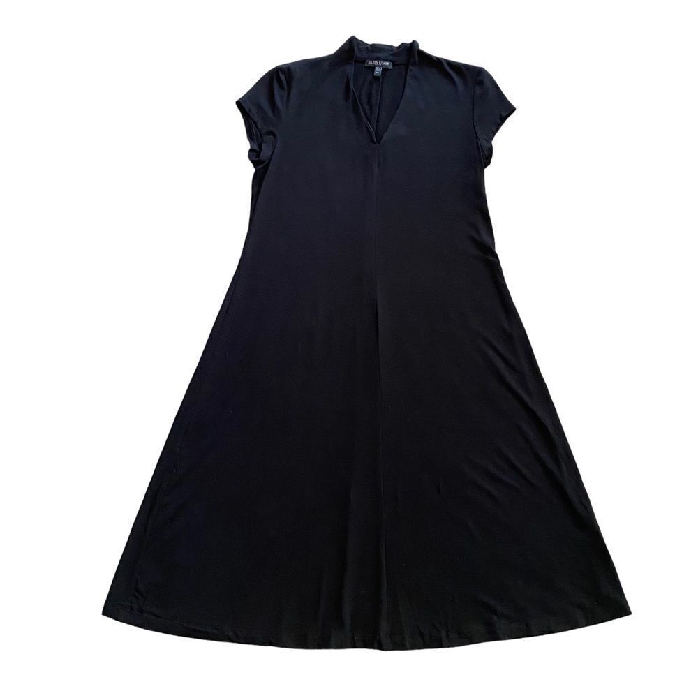 Eileen Fisher | Black Shift Dress
